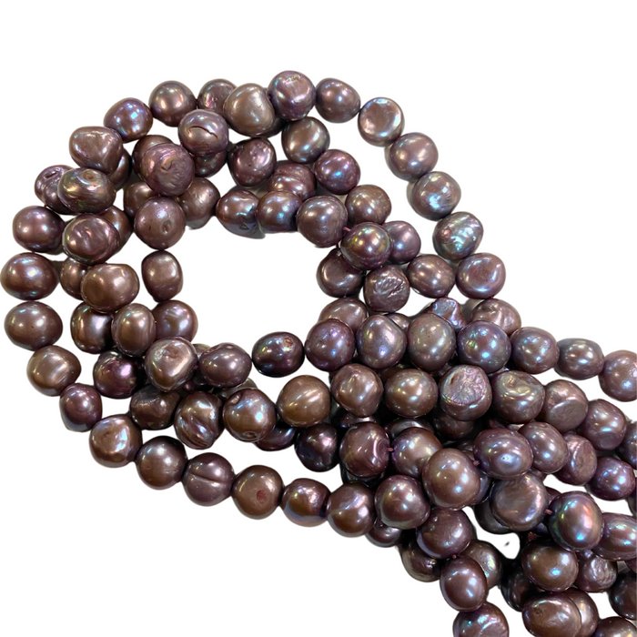 10mm Lavender Irregular Shaped Freshwater Pearls