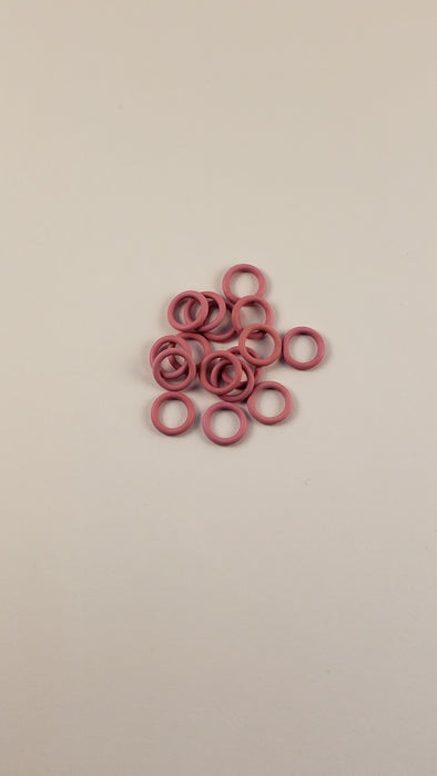 Rubber O Ring Pink 16G 1/4"ID 100pcs