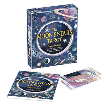 Moon & Stars Tarot Deck Includes a full deck of 78 specially commissioned tarot cards and a 64-page illustrated book