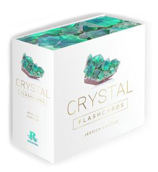 Crystal Flashcards (July 2022) 50 full-color cards with metal ring-hold