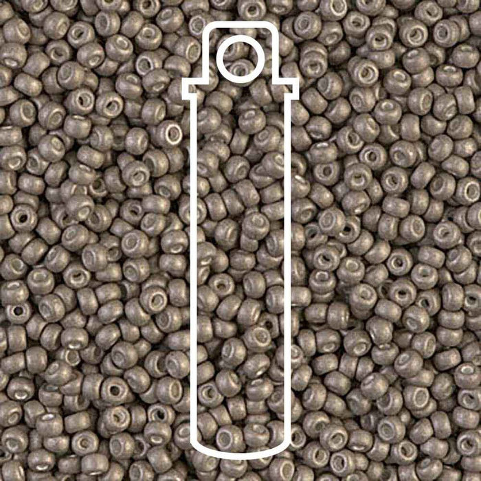 matte metallic silver 92091 11/0