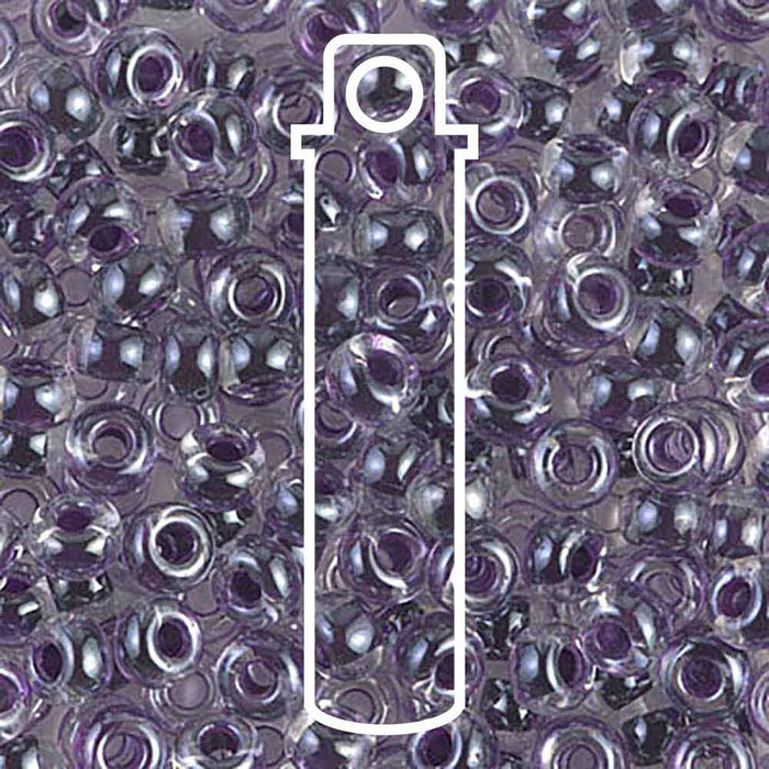 Size 6 MIYUKI GRAPE LINED CRYSTAL 20GM TUBE