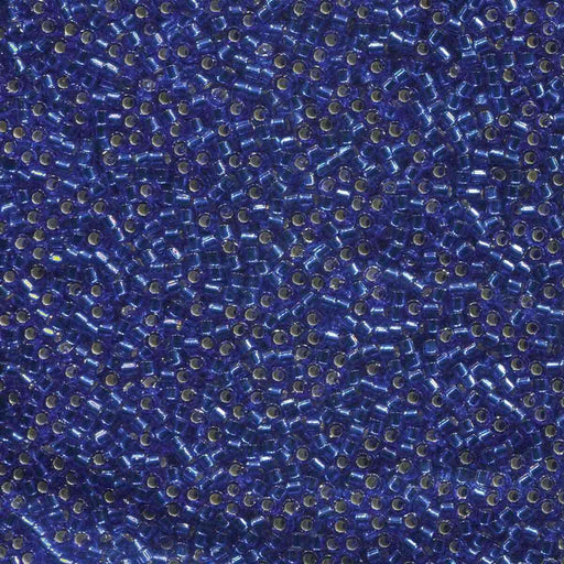 Miyuki Delica 11/0 delica silver lined Cobalt (DB047)