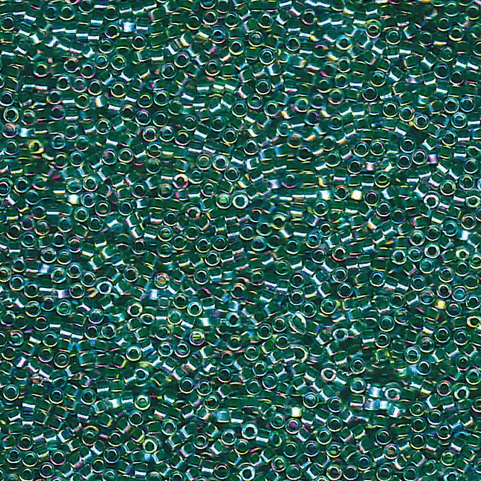 Miyuki Delica 11/0 lined lime AB (DB060)