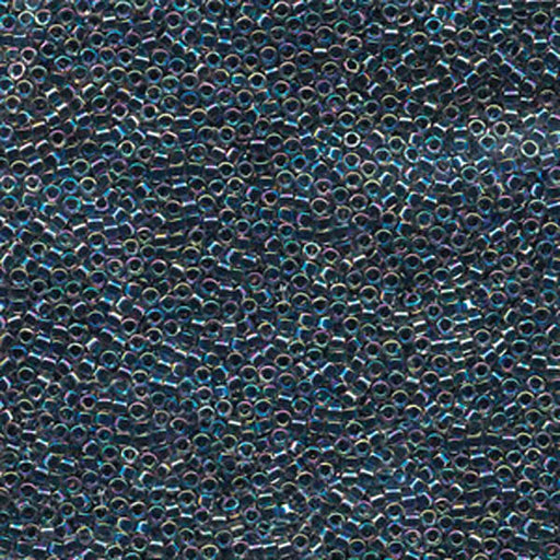 Miyuki Delica 11/0 lined dark blue ab (DB086)