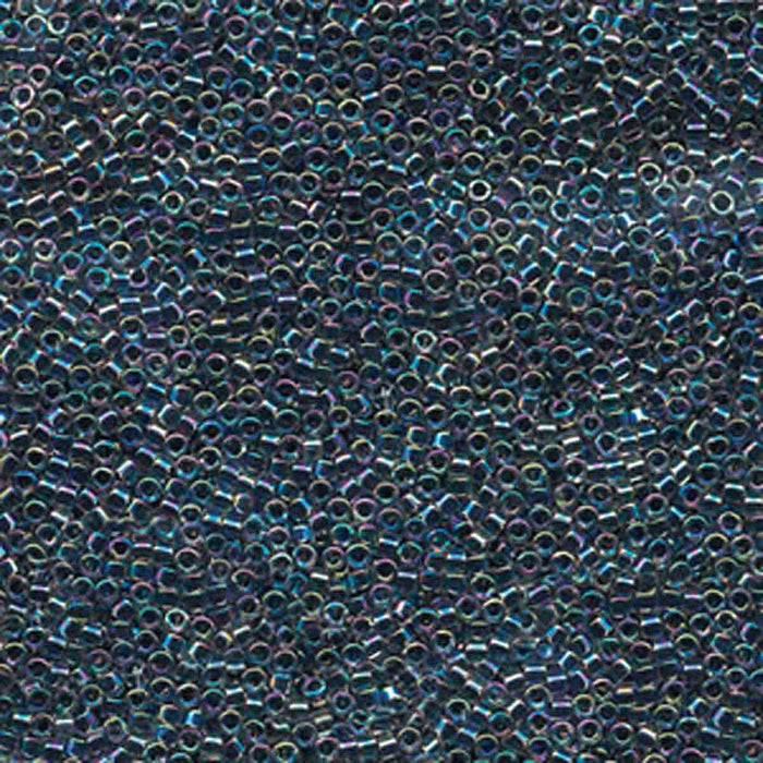 Miyuki Delica 11/0 lined dark blue ab (DB086)