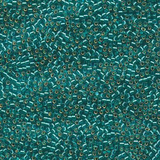 Miyuki Delica 11/0 silver lined Caribbean teal (DB1208)