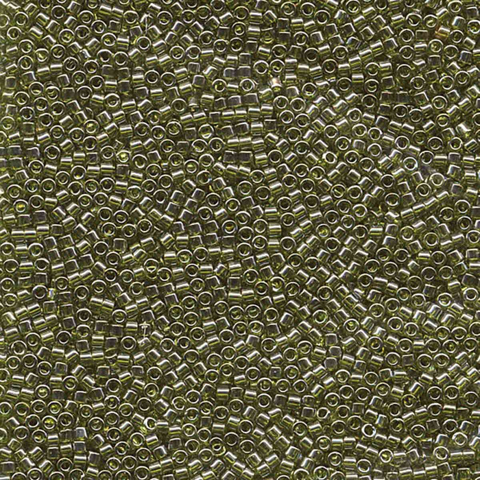 Miyuki Delica 11/0 transparent Olive Luster (DB1227)