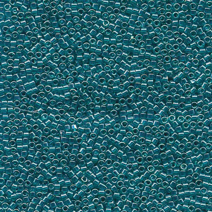 Miyuki Delica 11/0 transparent Caribbean Teal Luster (DB1228)