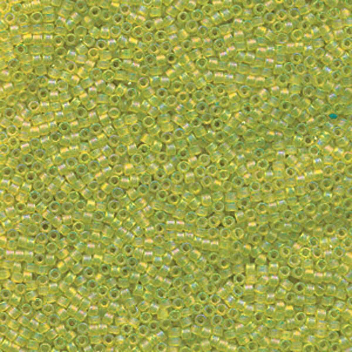 Miyuki Delica 11/0 Matte transparent Olive AB (DB1282)