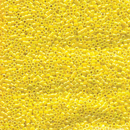 Miyuki Delica 11/0 delica opaque yellow luster AB (DB160)