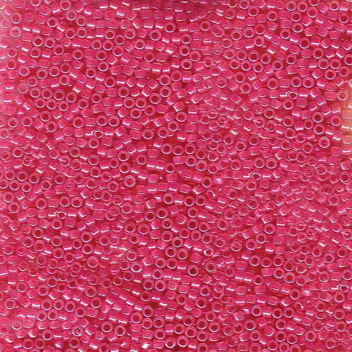 Miyuki Delica 11/0 Rose Lined Opal Ab (DB1742)