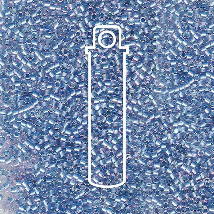 DB1762 Sparkle Sky Blue Lined Crystal AB 11/0