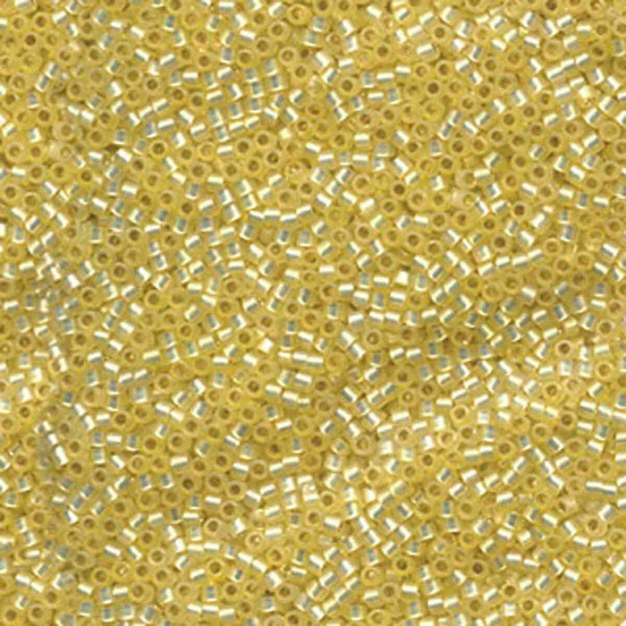 Miyuki Delica 11/0 delica silver lined light yellow Alabaster (DB623)