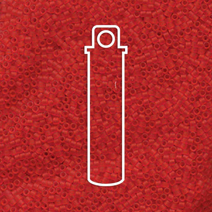DB745 Matte Transparent Light Red 11/0