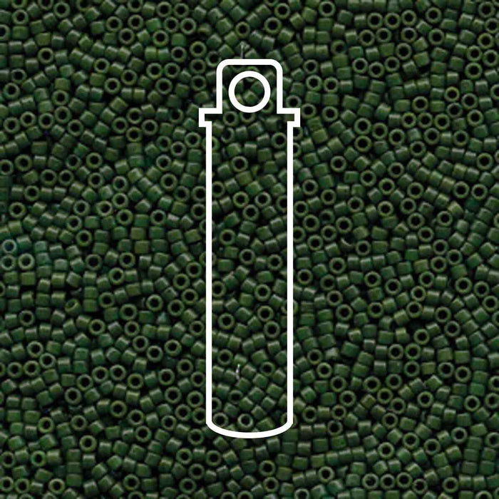 DB797 Dyed Matte Opaque Olive 11/0