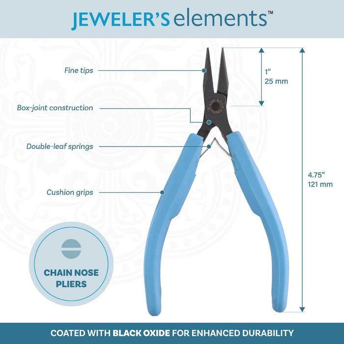 BLUE CHAIN NOSE PLIERS