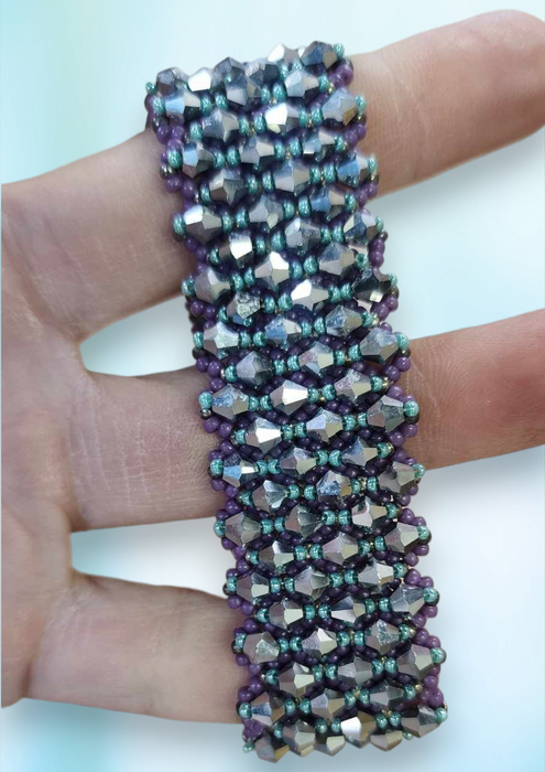 Class - Beaded Bracelet with Seed beads & Crystal bicones - January 18th Saturday