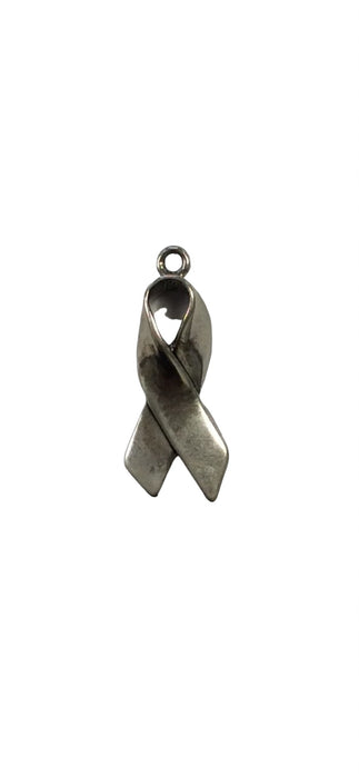 Sterling Silver Charm, Cause Ribbon