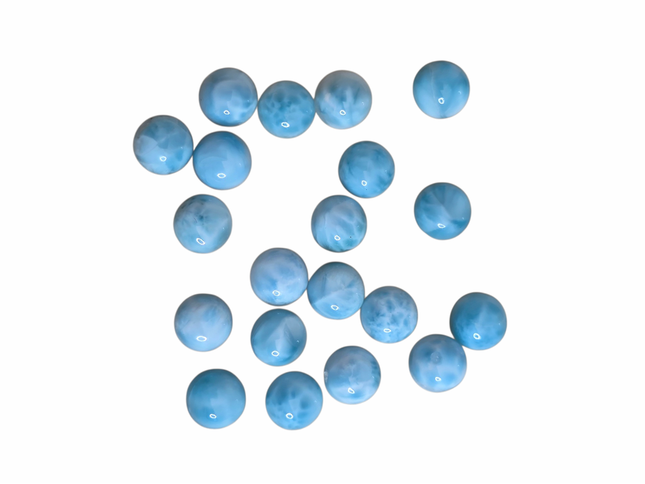 6mm larimar cabochon