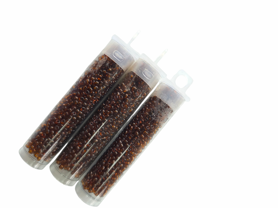 Transparent brown 10g 11/0 (#33)