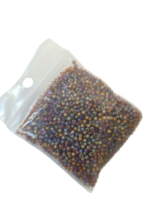 Purple amber iris metallic matte ab 11/0 20g (#9)