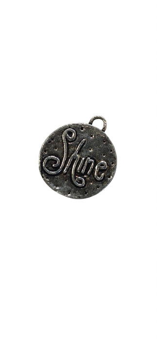 Sterling Silver Charm, Shine Pendant