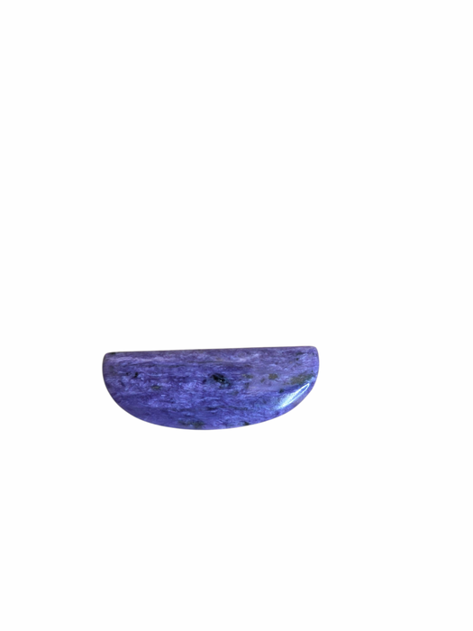 Large deep purple charoite cabochon