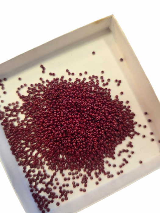Deep burgundy brownie 11/0 10g (#19)