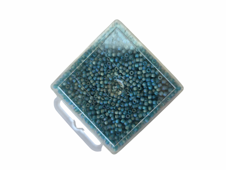 Transparent matte iris ab teal 11/0 20g (#25)