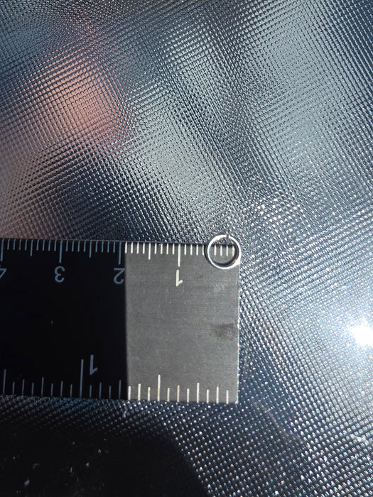 Huge bulk sterling jump rings 5mm outer diameter approx labeled 4mm I.D 20g