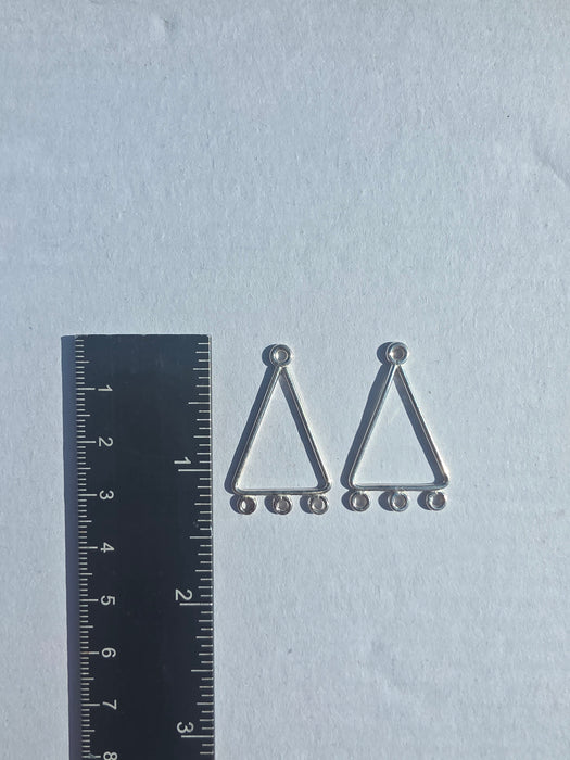 Sterling triangle chandelier finding one pair