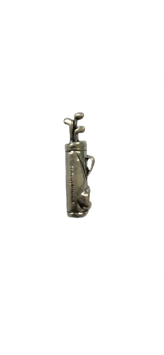 Sterling Silver Charm, Golf Bag