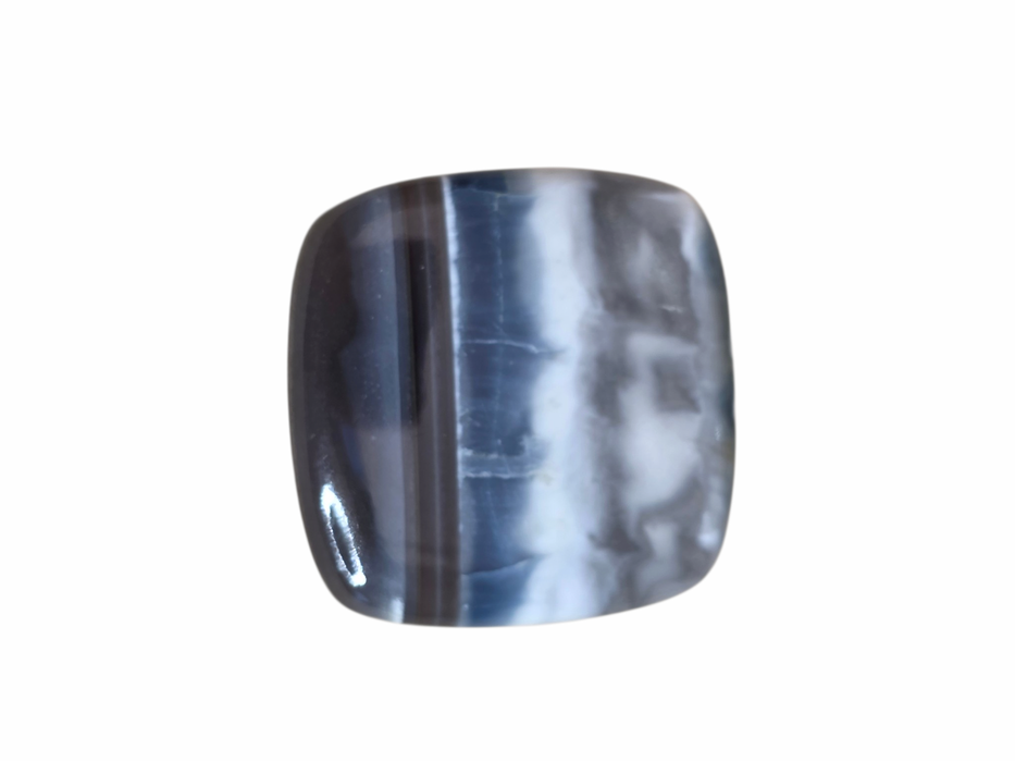 Blue opal large square cabochon