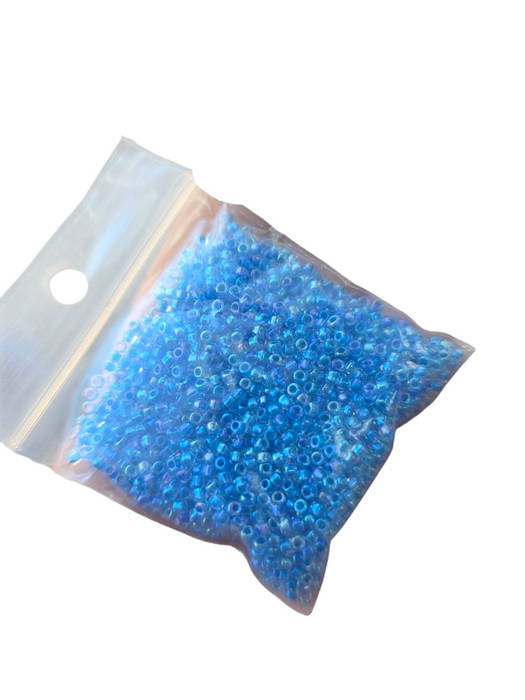 Transparent Light Blue AB 11/0 20g (#3)