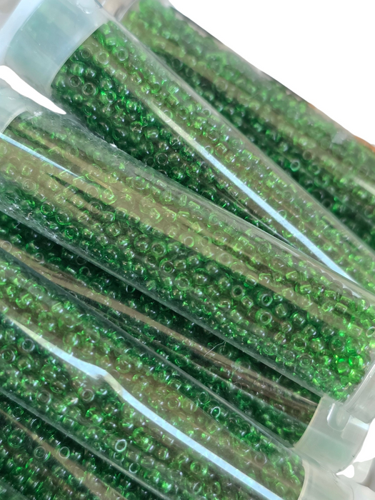 Transparent Green 11/0 10g (#1)