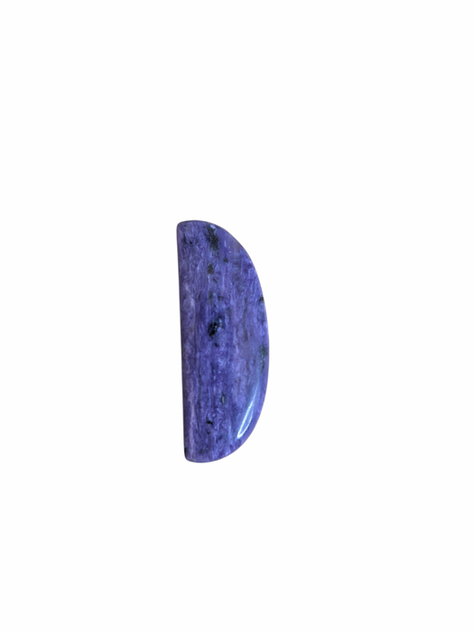Large deep purple charoite cabochon