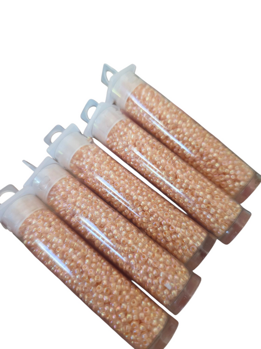 Transparent peach ab 11/0 10g (#8)