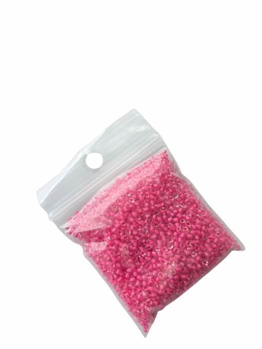 Dark pink lined crystal 20g 11/0 (#35)