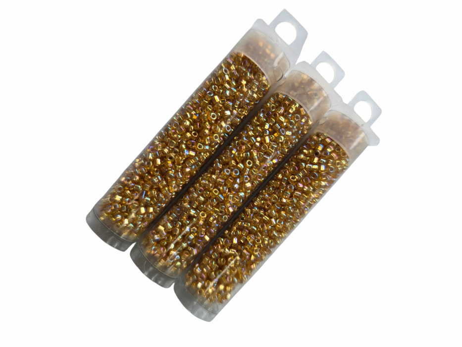 Silver lined gold ab 10g 11/0 (#34)