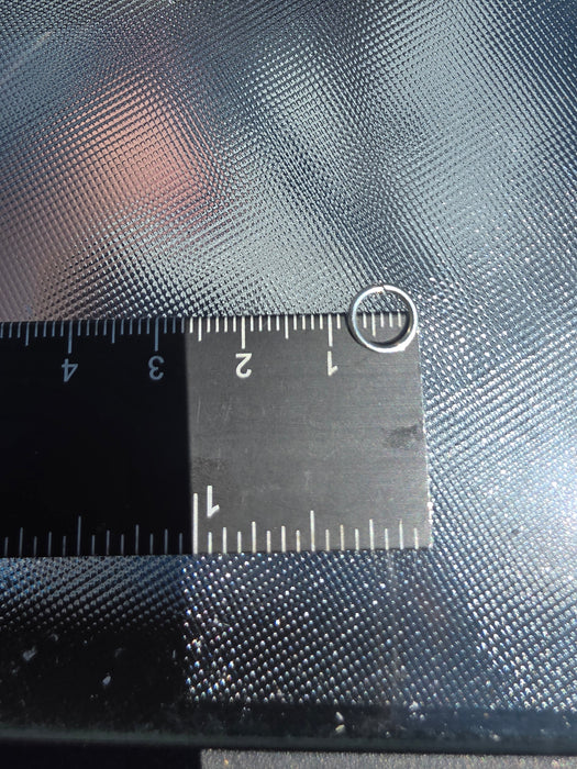 Huge bulk sterling jump rings about 8mm see picture