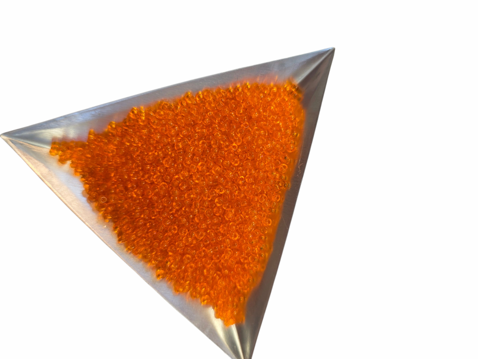 Transparent Orange 11/0 10g (#15)