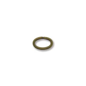 Oval Jump Rings 4x6mm Antique Brass 20pcs