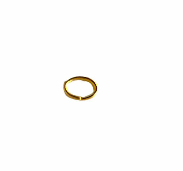 Jump Ring Oval 5x7mm 25pcs Gold