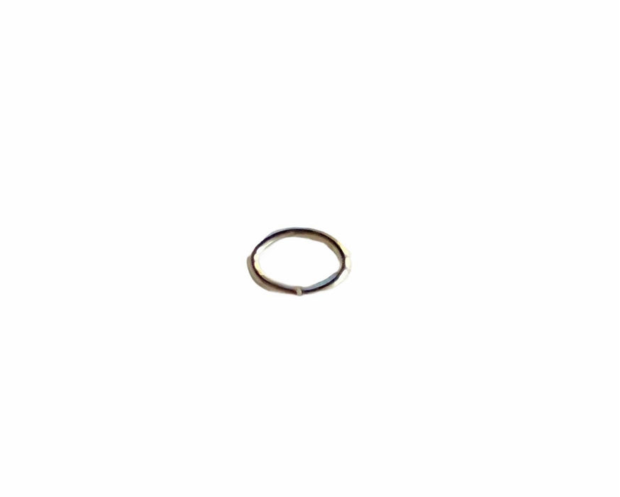 Jump Ring Oval 5x7mm 25pcs Rhodium colour