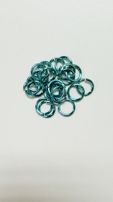 Jump Rings Turquoise 18swg 5/32" (4.2mm) ID 3.5 AR