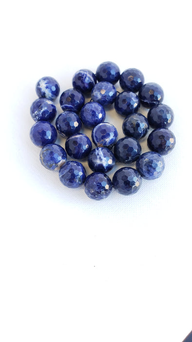 16mm Faceted Sodalite