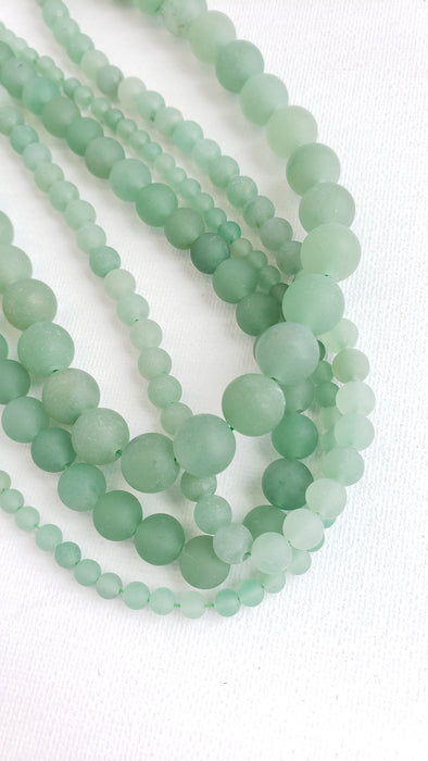 4MM AVENTURINE MATTE 16" STRAND