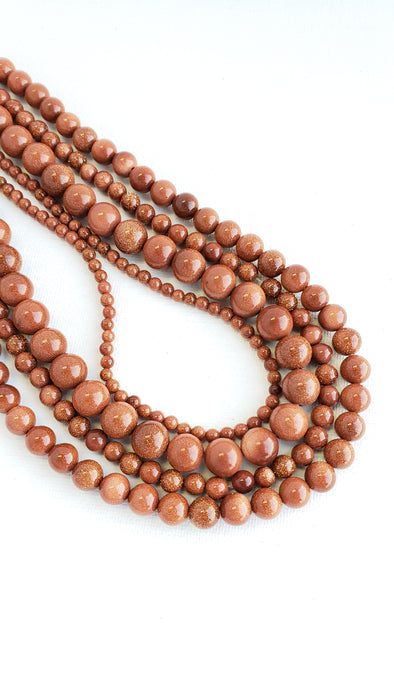 6MM GOLDSTONE 16" STRAND