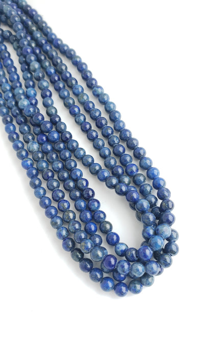 4mm Lapis Lazuli Round 16" Strand